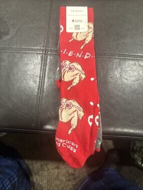 FRIENDS crew unisex socks HOLIDAY limited edition from RED CROSS
